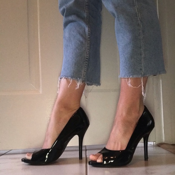 BCBGeneration Shoes - Peep Toe Black Pumps